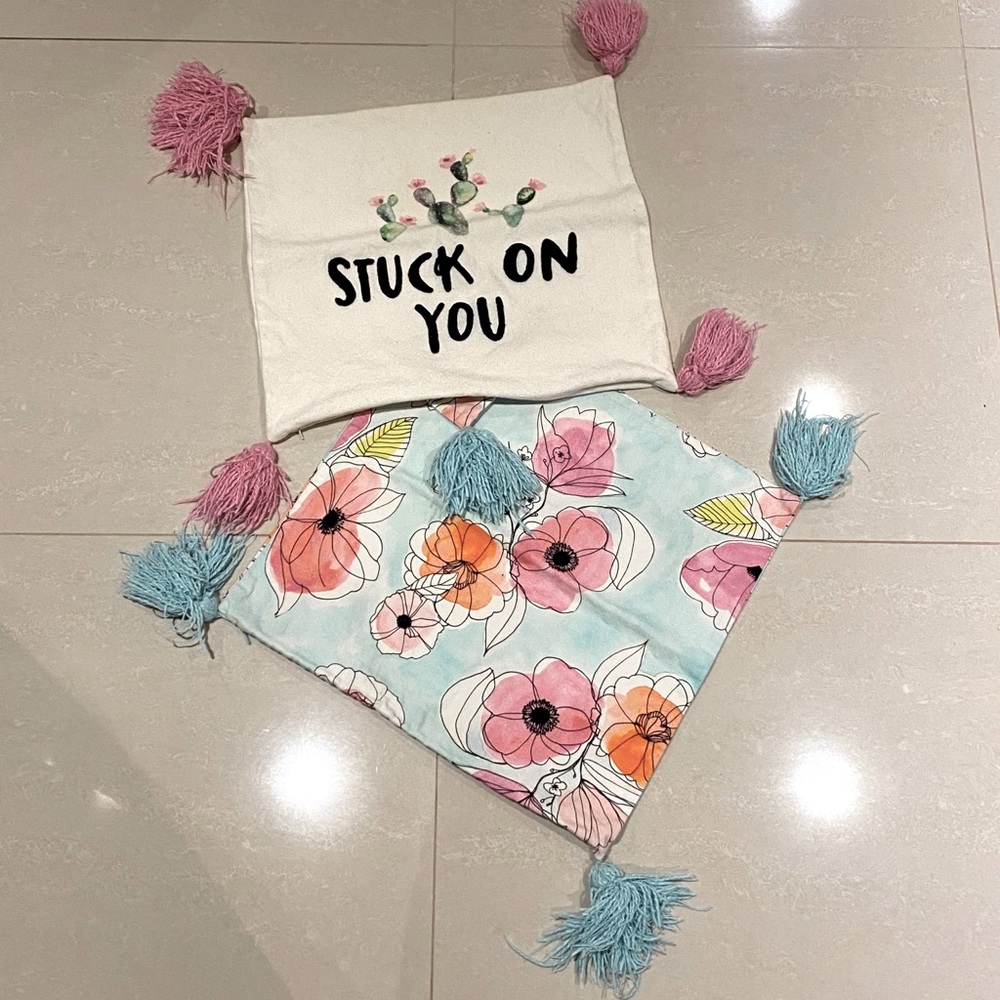 2 pillow cases